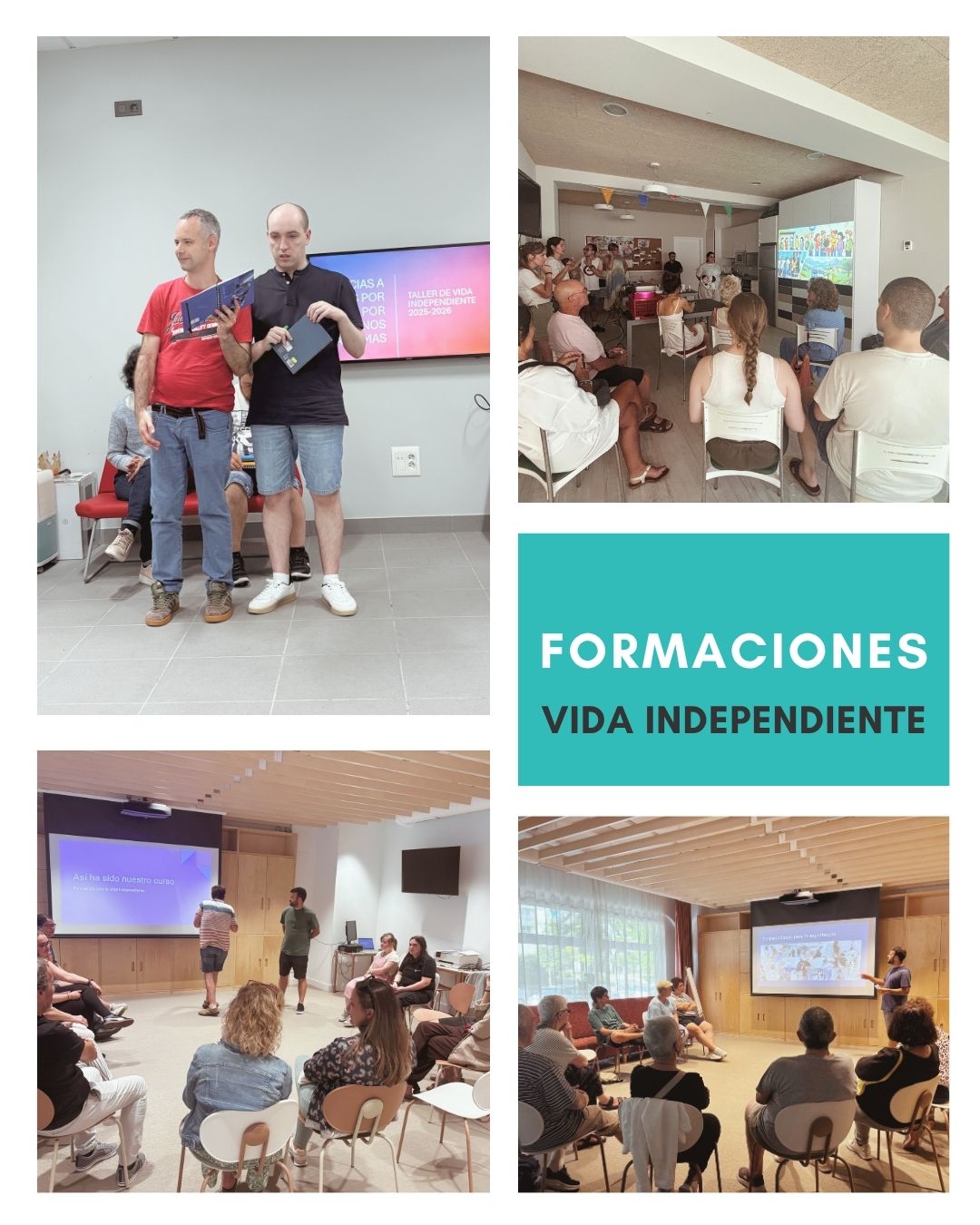 Finalizan los cursos de Vida Independiente